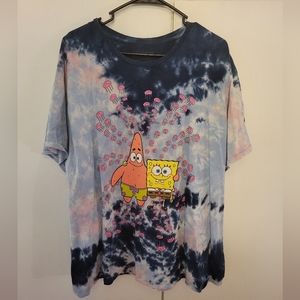 Tie Dye SpongeBob Graphic Tee